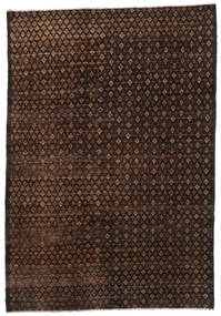 197X283 Moroccan Berber - Afghanistan Teppich Moderner Braun (Wolle, Afghanistan) Carpetvista
