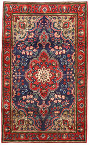 絨毯 ペルシャ タブリーズ 100X165 レッド/ダークピンク (ウール, ペルシャ/イラン)