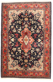  Persischer Yazd Teppich 120X182 Rot/Beige (Wolle, Persien/Iran)