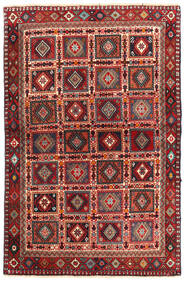 Yalameh Teppe 99X153 Rød/Mørk Rød Ull, Persia/Iran Carpetvista