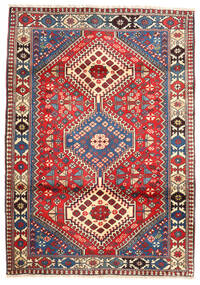  Persischer Yalameh Teppich 101X153 Rot/Beige Carpetvista