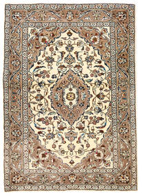 Keshan Teppe 105X150 Beige/Brun Ull, Persia/Iran Carpetvista