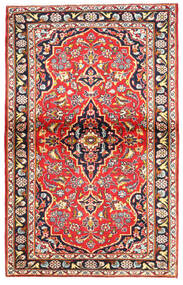  100X151 Keshan Matta Röd/Beige Persien/Iran Carpetvista