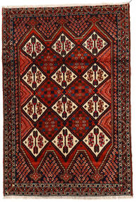  Oriental Afshar Rug 114X167 Dark Red/Red Wool, Persia/Iran Carpetvista