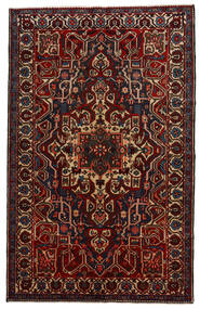 Tapete Persa Bakhtiari 161X257 Vermelho Escuro/Castanho (Lã, Pérsia/Irão)