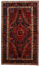  Toiserkan Rug 145X247 Persian Wool Black/Dark Red Small Carpetvista