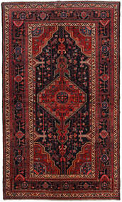  Persisk Hamadan Matta 145X245 Mörkröd/Röd (Ull, Persien/Iran)