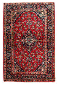 絨毯 カシャン 98X148 レッド/ダークピンク (ウール, ペルシャ/イラン)