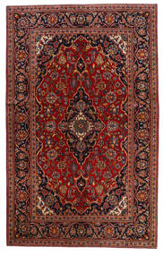  Persian Keshan Rug 130X209 Red/Dark Pink Carpetvista
