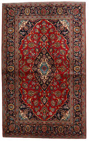 139X224 Χαλι Keshan Ανατολής Σκούρο Κόκκινο/Κόκκινα (Μαλλί, Περσικά/Ιρανικά) Carpetvista