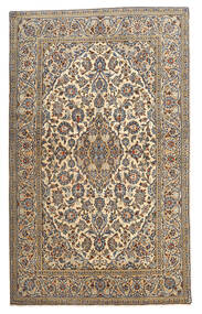 絨毯 オリエンタル カシャン 128X210 ベージュ/茶色 (ウール, ペルシャ/イラン)
