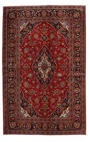 Kashan Szőnyeg 140X219 Perzsa Gyapjúszőnyeg Sötétpiros/Piros Kicsi Carpetvista
