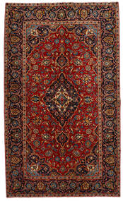 149X253 Tapete Oriental Kashan Vermelho Escuro/Vermelho (Lã, Pérsia/Irão) Carpetvista