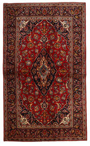  Kashan Szőnyeg 137X230 Perzsa Gyapjúszőnyeg Sötétpiros/Piros Kicsi Carpetvista