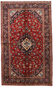 Dywan Perski Keszan 149X245 Czerwony/Ciemno Różowy (Wełna, Persja/Iran)