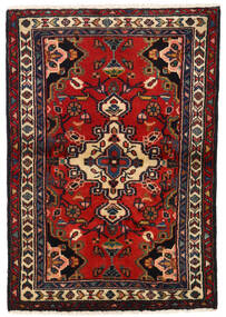 66X95 Dywan Orientalny Lillian Ciemnoczerwony/Czerwony (Wełna, Persja/Iran) Carpetvista