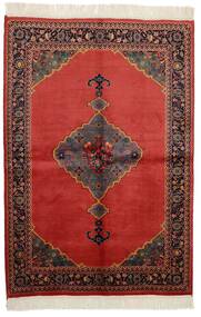Kazak Rug Rug 136X200 Red/Dark Red Wool, Pakistan Carpetvista