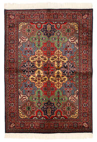 135X192 Kazak Teppich Orientalischer Rot/Dunkelrot (Wolle, Pakistan) Carpetvista