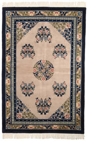  Orientalischer China In Antikem Stil Teppich 152X229 Beige/Dunkelblau Wolle, China Carpetvista