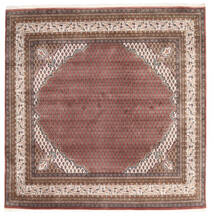 200X201 Mir Indisch Teppich Orientalischer Quadratisch Braun/Beige (Wolle, Indien) Carpetvista