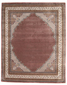 201X251 Mir Indisch Teppich Orientalischer Braun/Rot (Wolle, Indien) Carpetvista