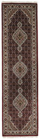 82X303 絨毯 タブリーズ Royal オリエンタル 廊下 カーペット 茶色/ダークレッド (インド) Carpetvista
