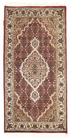Tabriz Royal Rug 70X140 Brown/Beige Wool, India Carpetvista