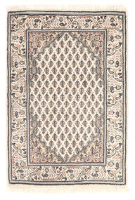  Orientalischer Mir Indisch Teppich 62X90 Beige/Hellgrau Wolle, Indien Carpetvista