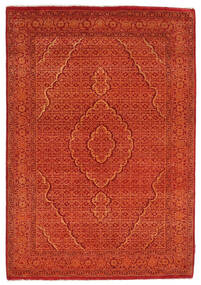絨毯 ギャッベ Loribaft 128X182 レッド/オレンジ (ウール, インド)