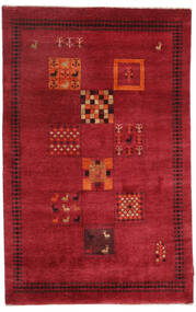 Gabbeh Loribaft Teppich 120X190 Rot/Dunkelrot Wolle, Indien Carpetvista