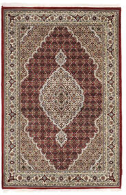 123X185 絨毯 オリエンタル タブリーズ Royal 茶色/ベージュ (ウール, インド) Carpetvista