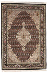 140X205 Täbriz Royal Teppich Orientalischer Braun/Orange (Wolle, Indien) Carpetvista