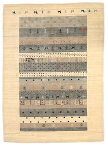 絨毯 Loribaf ルーム 174X241 ベージュ/ライトグレー (ウール, インド)