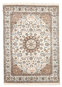  Orientalischer Nain Indisch Teppich 165X232 Beige/Orange Wolle, Indien Carpetvista