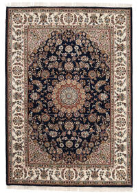  Orientalischer Nain Indisch Teppich 172X244 Braun/Schwarz ( Indien)