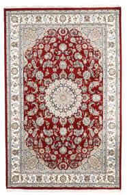 180X280 Nain Indisch Teppich Orientalischer Beige/Dunkelrot ( Indien) Carpetvista