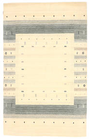 154X245 絨毯 Loribaf ルーム モダン ベージュ/グレー (ウール, インド) Carpetvista