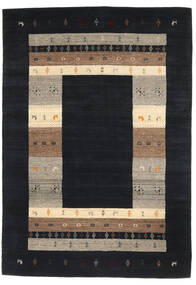 Loribaf Loom Rug 165X237 Dark Grey/Orange Wool, India Carpetvista