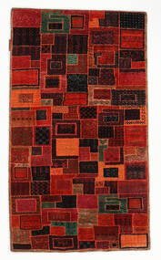 Gabbeh Loribaft Rug 75X131 Dark Red/Red Wool, India Carpetvista