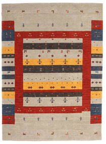 絨毯 Loribaf ルーム 175X240 ライトグレー/レッド (ウール, インド)