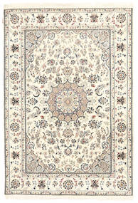  Orientalischer Nain Indisch Teppich 162X236 Beige/Orange Wolle, Indien Carpetvista