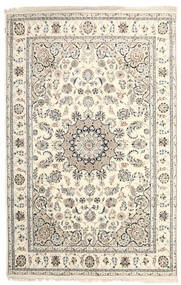 196X302 Nain Indisch Teppich Orientalischer Beige/Hellgrau (Wolle, Indien) Carpetvista