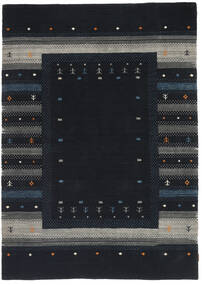 165X243 Tapis Loribaf Loom Moderne Noir/Gris (Laine, Inde) Carpetvista