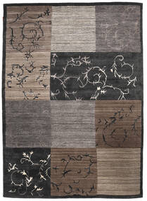 171X239 Loribaf Loom Teppich Moderner Dunkelgrau/Braun (Wolle, Indien) Carpetvista