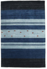 絨毯 Loribaf ルーム 204X304 ダークブルー/ブルー (ウール, インド)