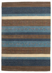 Loribaf Loom Rug 172X244 Brown/Dark Grey Wool, India Carpetvista