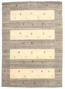 168X239 Loribaf Loom Vloerkleed Modern Beige/Lichtgrijs (Wol, India) Carpetvista