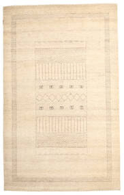 絨毯 ギャッベ Loribaft 155X248 ベージュ (ウール, インド)