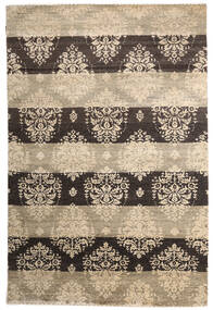 181X271 Gabbeh Loribaft Rug Modern Beige/Brown (Wool, India) Carpetvista