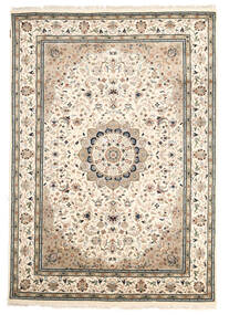  Orientalischer Nain Indisch Teppich 170X240 Beige/Dunkelgrau Wolle, Indien Carpetvista